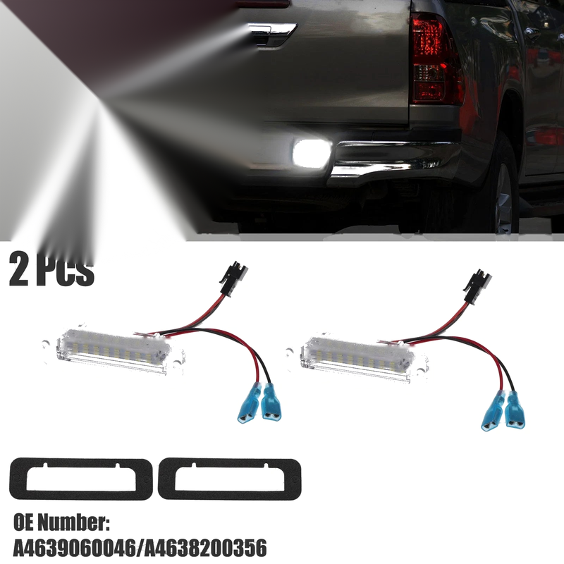 Mercedes-Benz G500 2 x LED License Plate Lights (2013-2021)