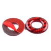 Dodge Challenger Carbon Fiber Red Door Lock Pin Cover Ring (2008-2014)