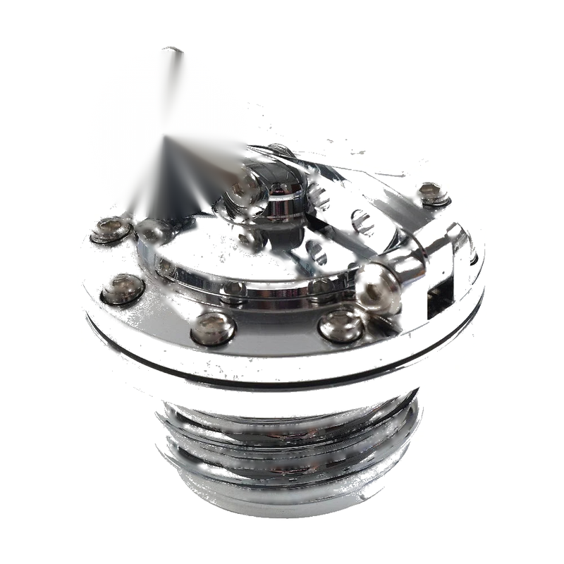 Harley Touring Sportster Dyna Softail Fuel Tank Cover Gas Cap Silver