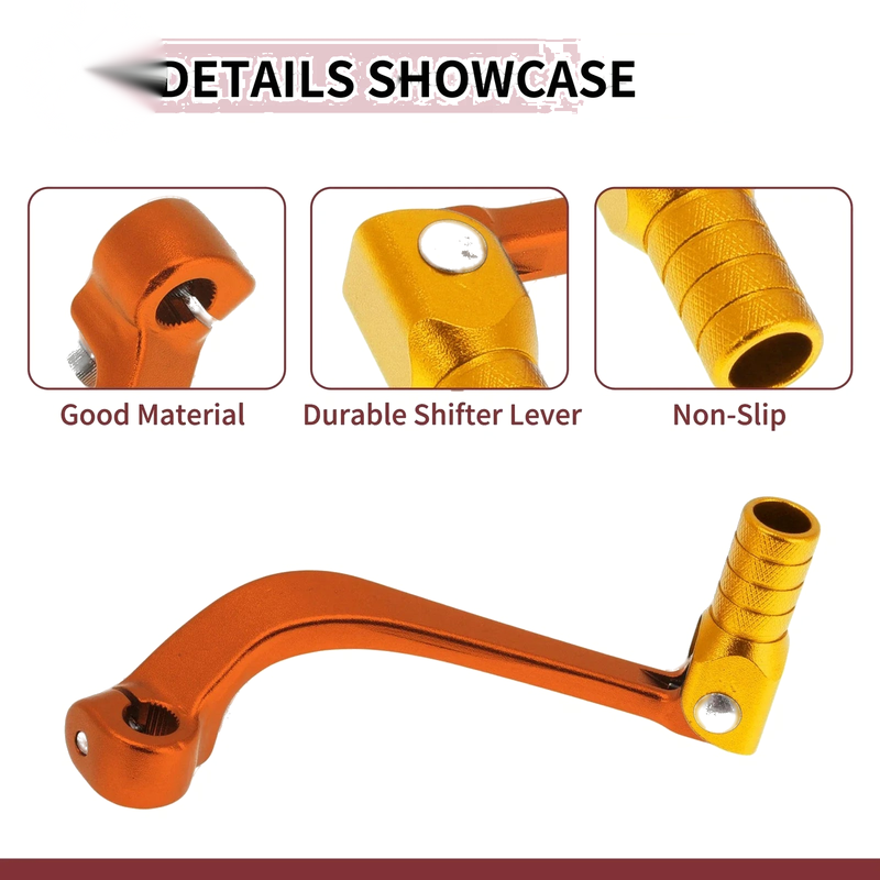 Honda CRF110F (2013-2018) - Orange Gold Tone Folding Shifter Lever