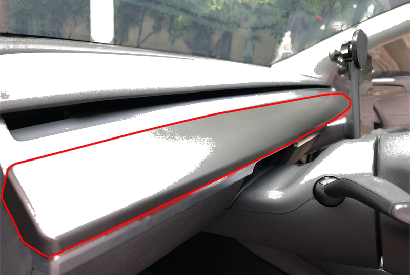 Tesla Model 3, Model Y (2017-2023) Matte Black Armrest Panel Cover