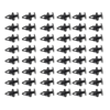 GMC Chevrolet Cadillac Buick 100 x Black Nylon Push Retainer Clips
