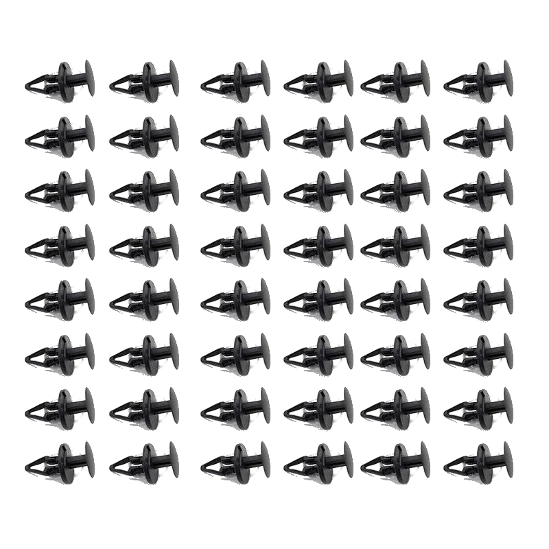 GMC Chevrolet Cadillac Buick 100 x Black Nylon Push Retainer Clips