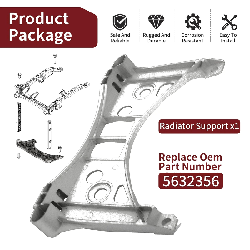 Polaris Sportsman Scrambler 550 850 1000 Radiator Support (2010-2025)