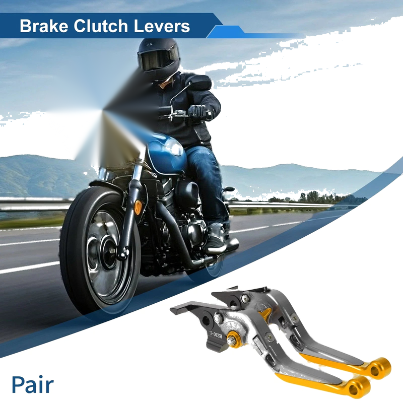 Yamaha TMAX560 Titanium 2 x Adjustable Short Long Brake Clutch Levers