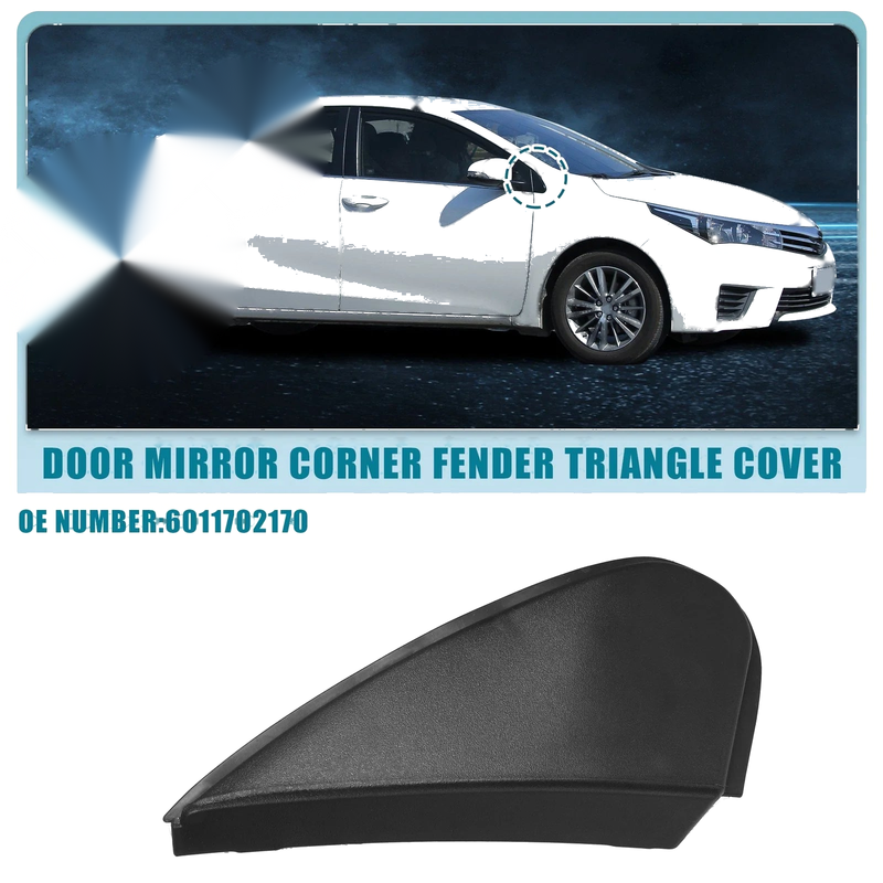 Toyota Corolla Right Mirror Corner Triangle Cover (2003-2008)