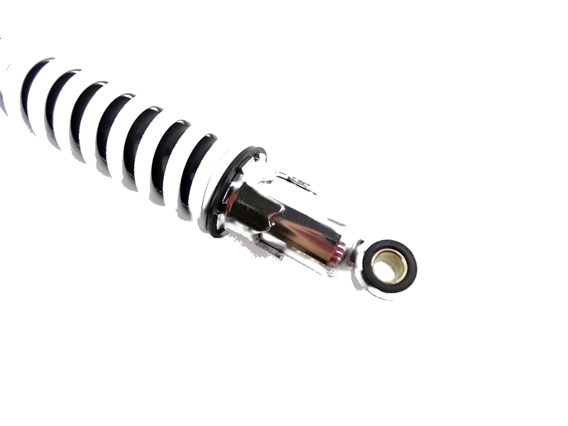 Kawasaki KDX400 400mm White/Chrome JBS Rear Shock Absorbers