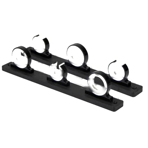 Relaxn Boats 3 Rod Holder Anodized Alloy Board Mounted Fishing Storage