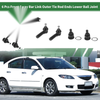 Mazda Tribute 6pcs Front Suspension Kit Outer Tie Rod Ends Sway Bar Links (2001-2007)