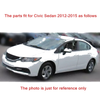 Honda Civic Sedan Front Left Door Weatherstrip (2012-2015)