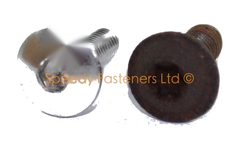 Speedy Fasteners 10x Verkleidung Schrauben M6x20 Edelstahl 14mm Flachkopf