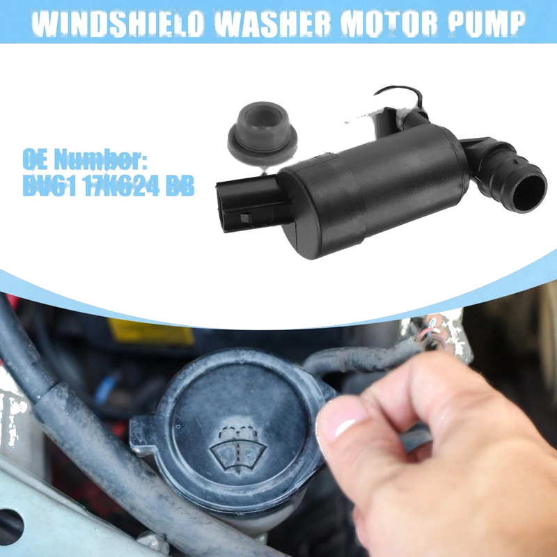 Ford Focus, Transit-150 Windshield Washer Motor Pump (2012-2018)