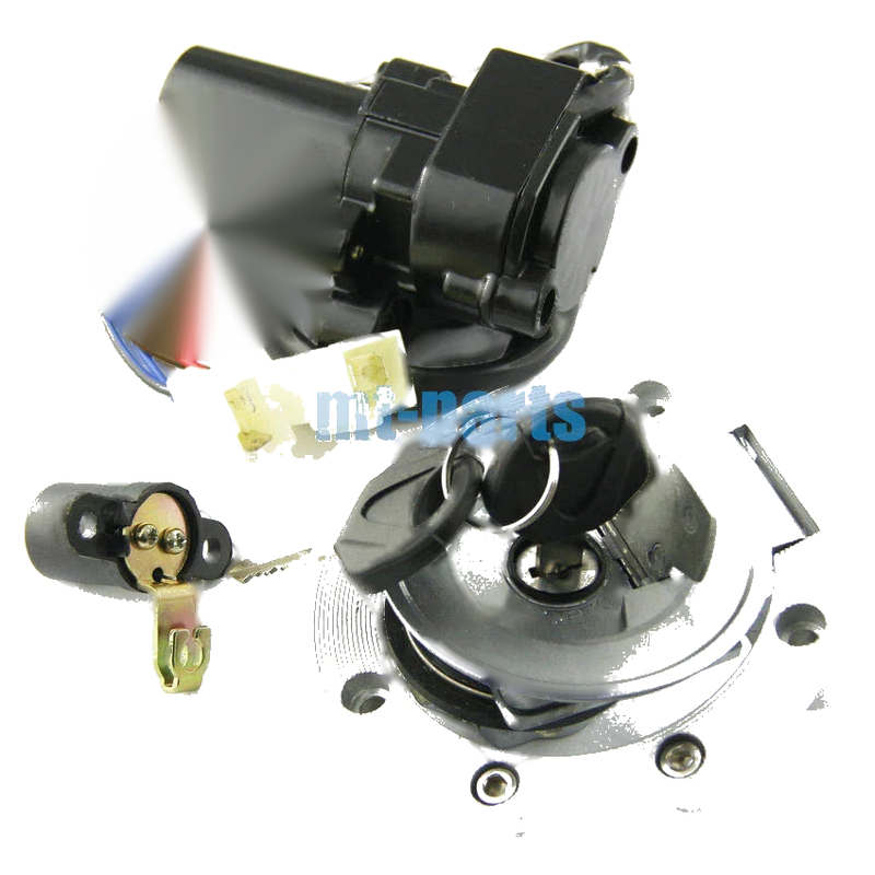 Yamaha XVS1300CT V-Star Tourer Ignition Key Switch & Fuel Tank Cap Set (07-17)