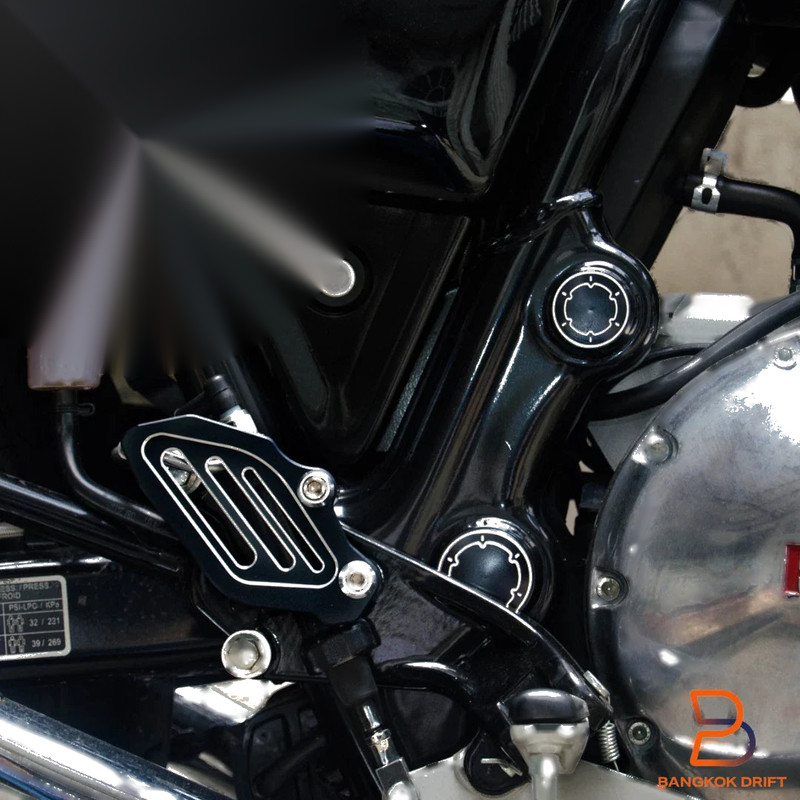 Royal Enfield Interceptor 650 Throttle Body Guard Black Aluminium