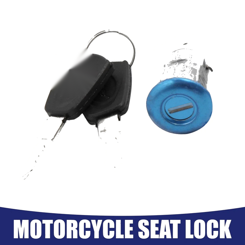 Motorcycle Scooter Cylinder Sitting Seat Lock w 2 Key Set