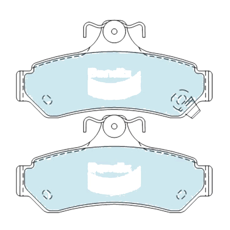 Camry GCT Rear Disc Brake Pad Set (2002–2017)