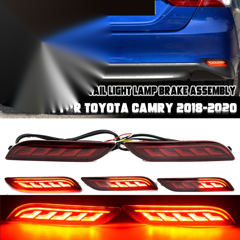 Toyota Camry LED Bumper Reflector Lights (2018-2020)