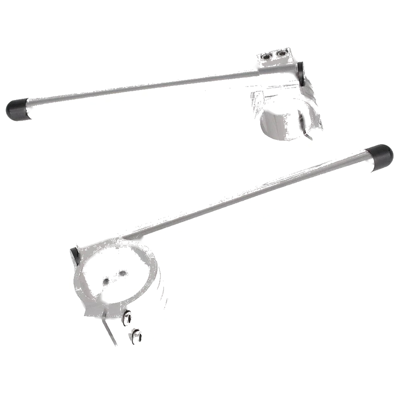 Motorcycle Silver 51mm Clip On Handlebar Fork Tubes  Universal