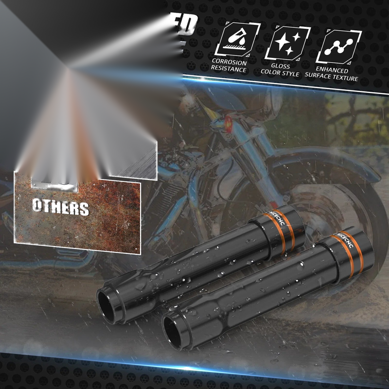 Harley Ultra Limited FLHTK, FLHTKL CNC Pushrod Cover Kit (2014-2023)