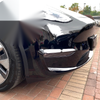 Tesla Model Y Black Front Bumper Side Canards Covers Trims (2020–2024)