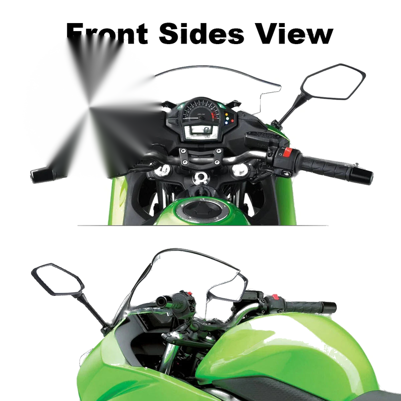 Kawasaki Ninja 650R, Z1000SX Rearview Side Mirrors (2009-2016, 2011-2014)
