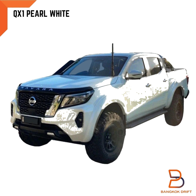 Nissan Navara D23 White Pearl QX1 Fender Flares (2021-2023)