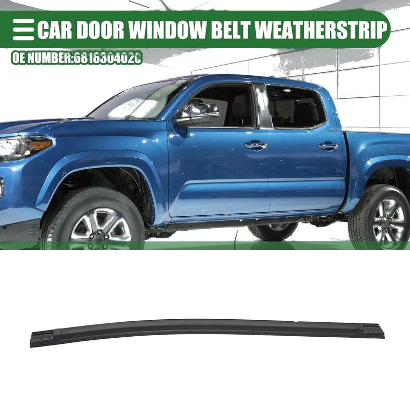 Toyota Tacoma Rear Left Door Window Belt Weatherstrip (2005–2015)