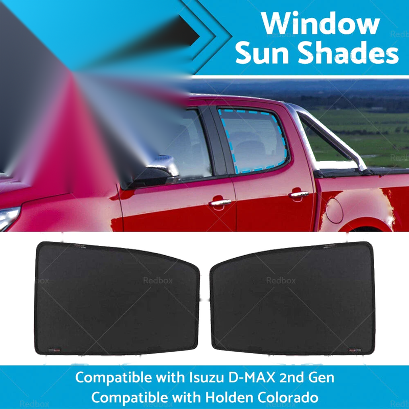 Holden Colorado RG Rear Window Sun Shades (2012-2020)