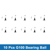 16.66mm Bearing Ball 10 Pcs Bearing Steel G100 Precision Ball Silver Tone