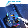 Vehicle Bluetooth FM Transmitter Car Radio Adapter with USB Charger