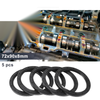 Oil Seal Rotary Shaft Seal Nitrile Rubber 72x90x8mm Black 5 Pcs