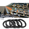 Make Model Oil Seal / 70x90x13mm / Rotary Shaft Seal Nitrile Rubber Black 5 Pcs