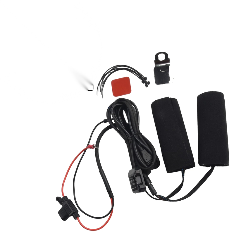 Motorcycle 12V 3-Gear Heated Hand Grips Waterproof Handlebar Heater Warmer