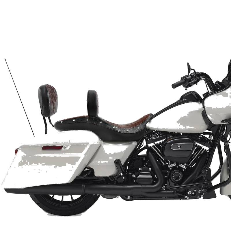 Harley Touring Rider Passenger Seat & Backrest Pad (2009-2023)