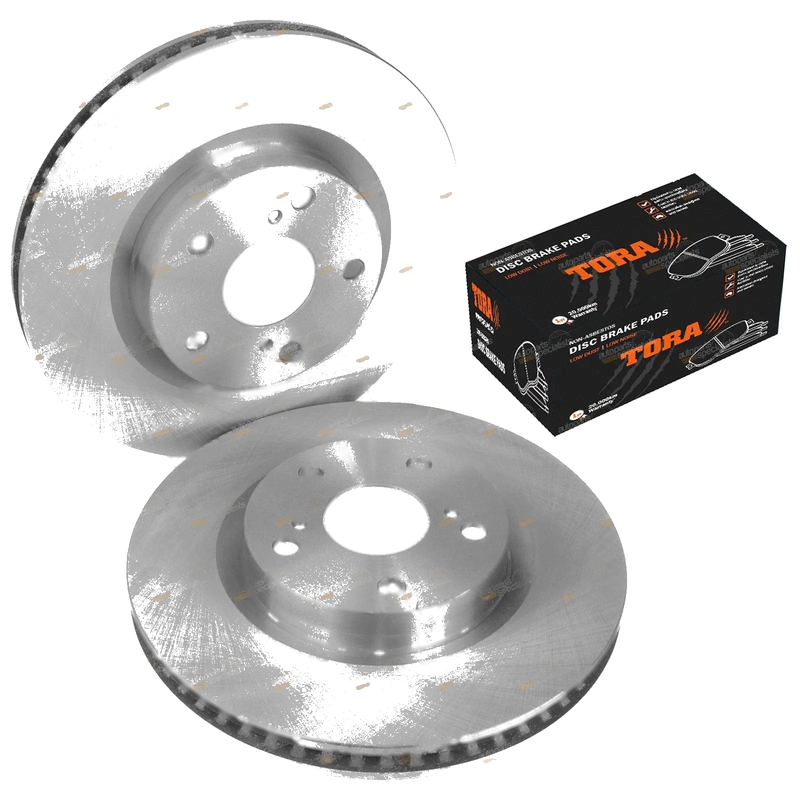 Toyota Camry Front Disc Brake Rotors & Pads (2010–2017)