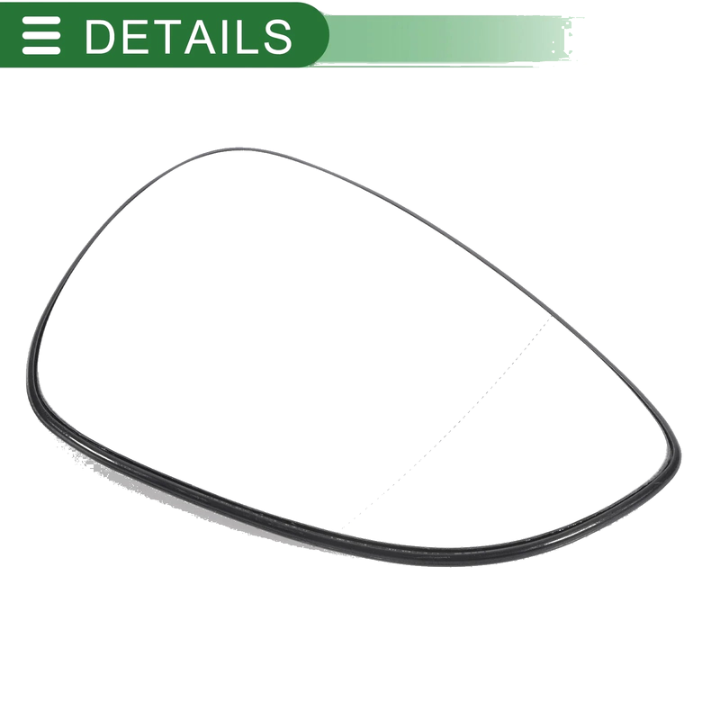 Ford B Max Right Side White Mirror Glass (2012-2018)