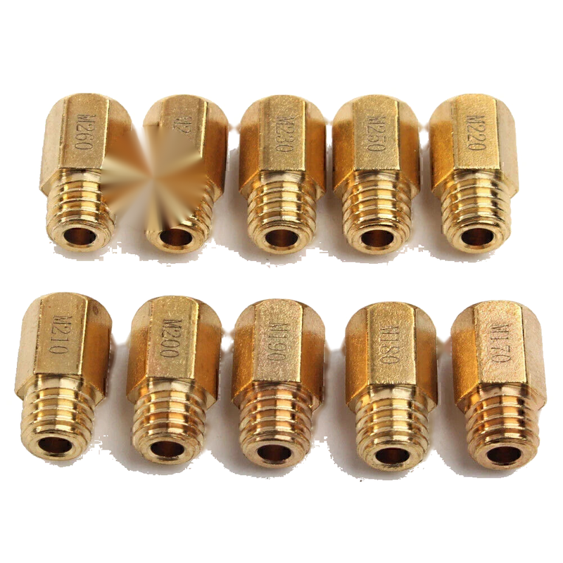 MIKUNI VM / TM / TMX Carburetor 10 Pcs Hex Type Main Jets (170-260)