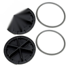 Hyundai Azera, Sonata, I30, Kia Sorento 2 x Headlight Dust Covers