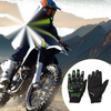 Make Model M 1 Pair Motorcycle Gloves Breathable Nylon Green
