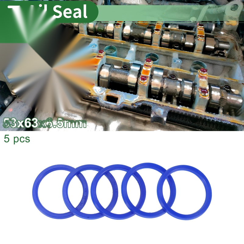 Make Model Oil Seal 5 x 53x63x6.5mm Rotary Shaft Seal TPU