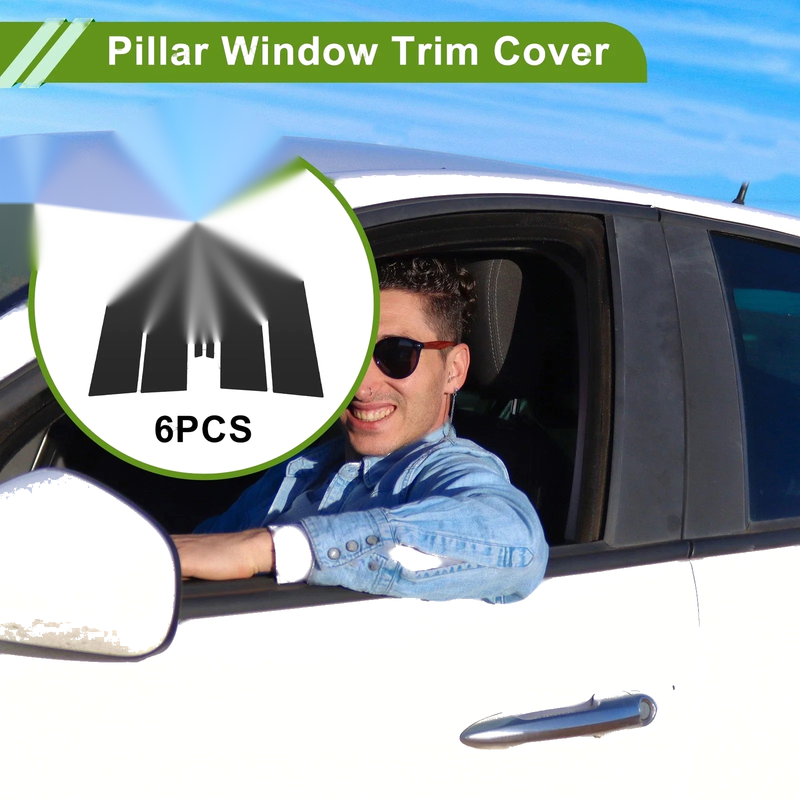 Chevy Malibu 6 Pcs Pillar Window Trim (2008 - 2012)