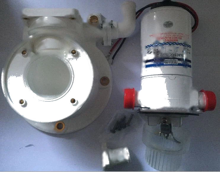 TMC Boat Toilet Motor & Stand TMC Marine Toilet Macerator & Pump