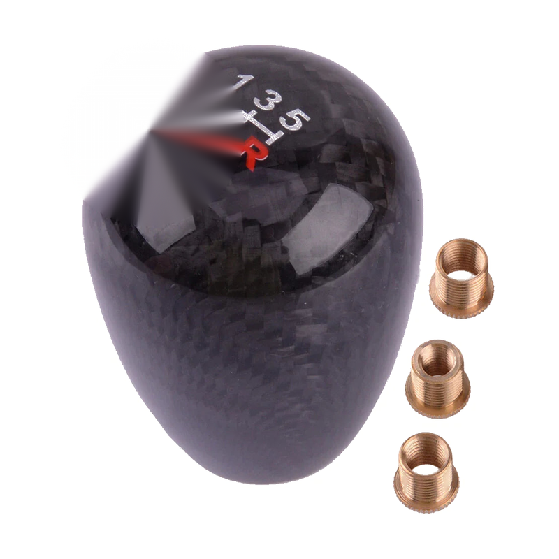 Universal Manual MT Carbon Fiber 5 Speed Gear Shift Knob