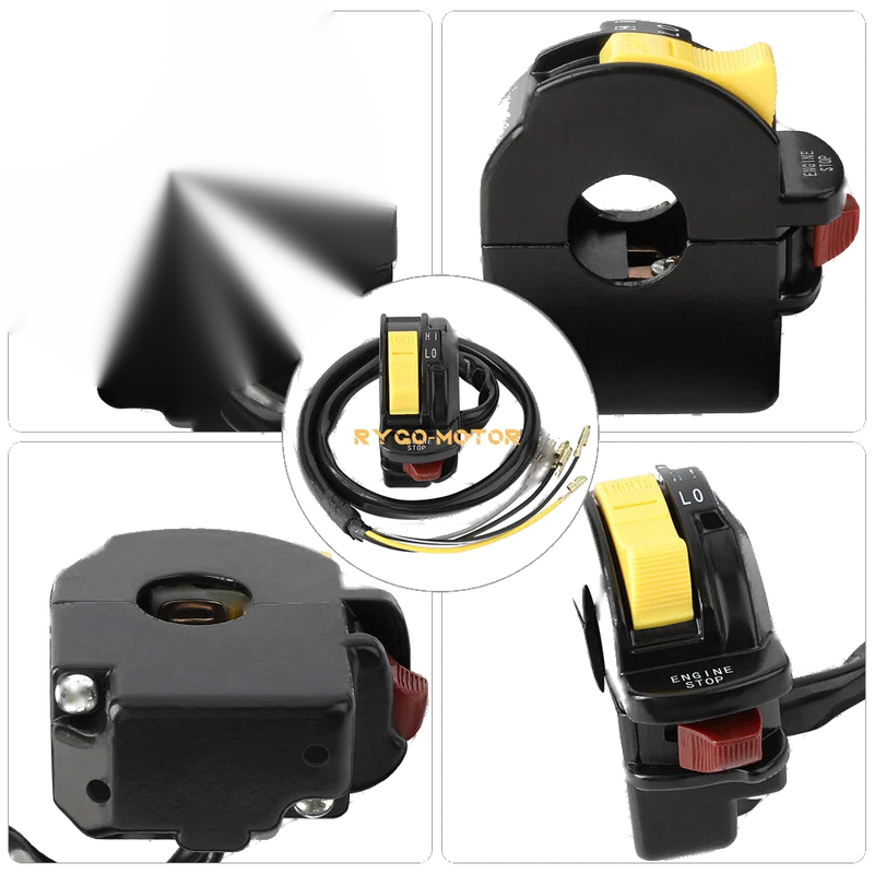 Suzuki Quadsport 230 LT230S Handlebar Kill Stop Headlight Switch (1987–1988)