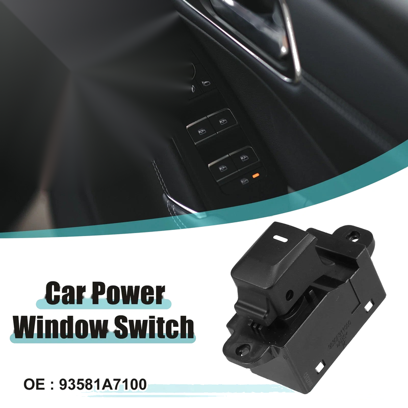 KIA CERATO 2016-2023 Front Right Side Black Master Power Window Switch