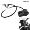 ATV Headlight Fog Spot Light - Black 7/8" Handlebar On Off Switch