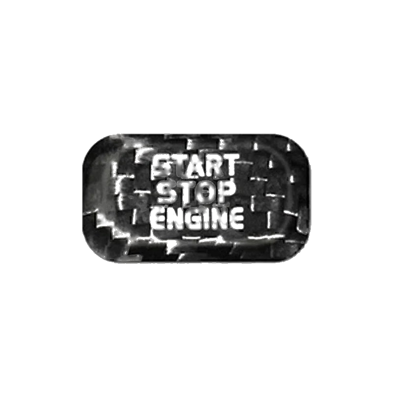 Volvo V40 V60 S60 S80 XC60 Carbon Engine Start Stop Button Sticker