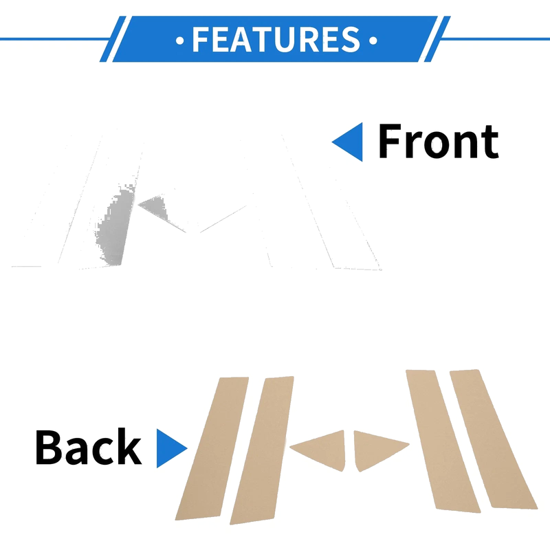 Dodge Charger 6 Pcs Door Pillar Window Trim (2006-2010)