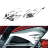 Honda Goldwing GL1800 2 x Chrome Falcon Emblem Fairing Covers (2012-2017)