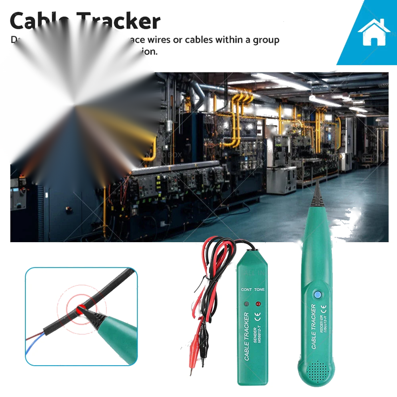 Wire Network Telephone Cable Finder Tone Generator Probe Tracker